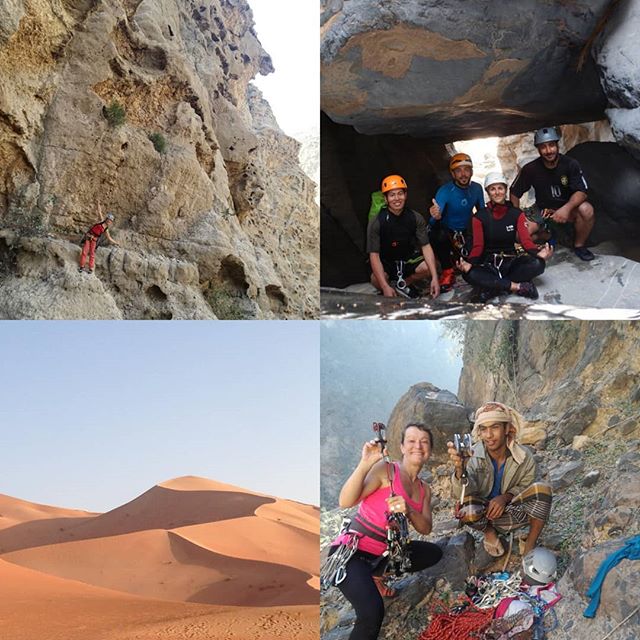 Rock climbing, wadis canyoning, trip to the desert... so much things to do in Oman