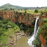 escalade waterval Boven afrique du sud