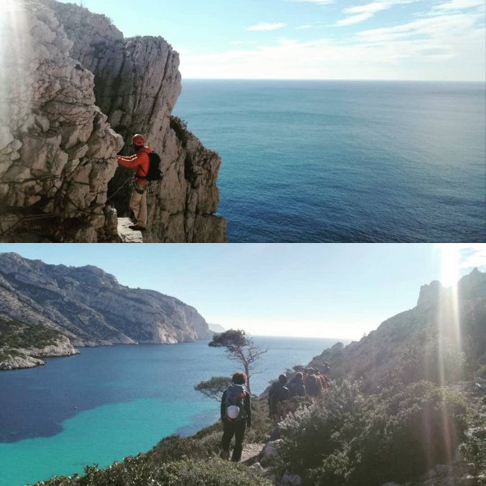 Rep�rage escalade dans les Calanques