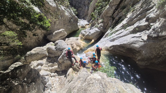 Premi�re sortie canyoning de la saison