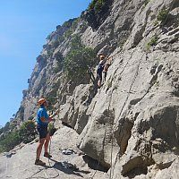 Quelques souvenirs de nos sorties en escalade en falaise autour de Perpignan !