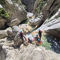 Premi�re sortie canyoning de la saison