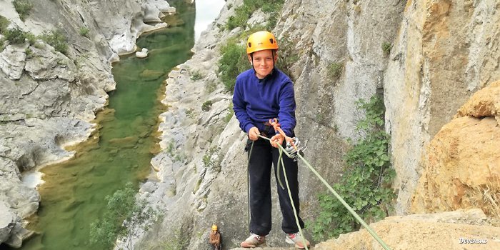 Cours ENFANT en falaise