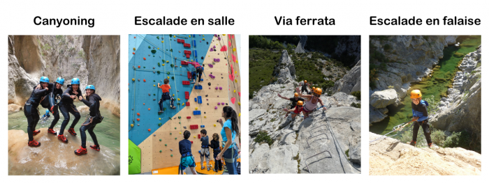 escalade canyoning via